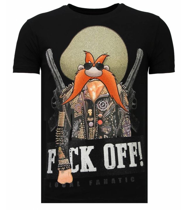 Local Fanatic Bandit Chief - Strass T-shirt - Schwarz