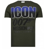 Local Fanatic Like A Boss - Strass T-shirt - Grün Local Fanatic Like A Boss - Strass T-shirt - Grün