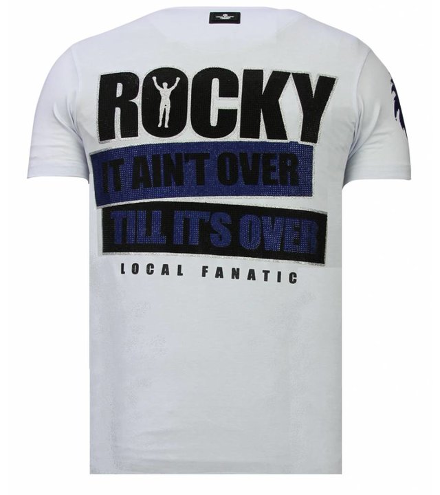 Local Fanatic Balboa - Strass T-shirt - Weiß