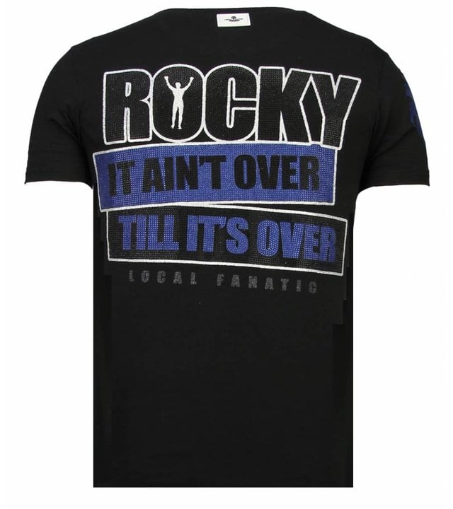 Local Fanatic Balboa - Strass T-shirt - Schwarz