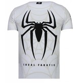 Local Fanatic The Beast Spider - Strass T-shirt - Weiß