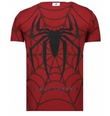Local Fanatic The Beast Spider - Strass T-shirt - Bordeaux