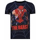 The Beast Spider - Strass T-shirt - Blau