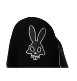 Local Fanatic Killer Bunny - Strass T-shirt - Schwarz