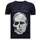 The Don Skull - Strass T-shirt - Blau