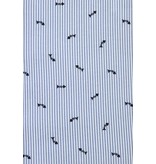 Gentile Bellini Italienische Hemden - Slim Fit Hemd - Bluse Fishbone Pattern - Hellblau