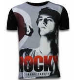 Local Fanatic Rocky Training - Digital Strass T-shirt - Schwarz