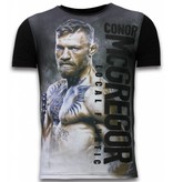 Local Fanatic Conor McGregor Fighter - Digital Strass T-shirt - Schwarz