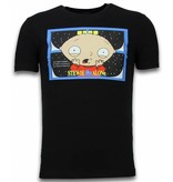 Mascherano Stewie Ausgefallene t shirts - Family Guy T-Shirt - Schwarz