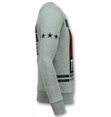 Local Fanatic Mike Tyson Pullover - Iron Mike Sweater Männer - Herren Sweatshirt - Grau