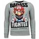 Mario Pullover - Fight Club Pullover Herren - Grau