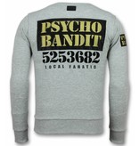 Local Fanatic Pluto Pullover - Cartoon Pullover Männer - Grau