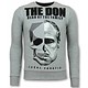 Padrino Pullover - Godfather Pullover Männer - The Don - Grau