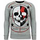 Skull Pullover - God of War Pullover Herren - Grau