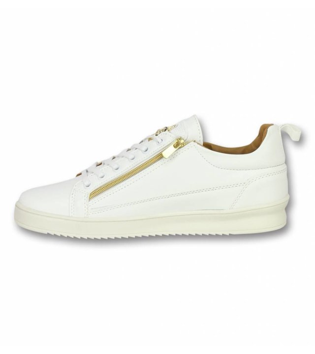 Cash Money Herrenschuhe - Herren Sneaker Bee White Gold - CMS97 - Weiß