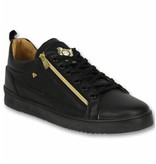 Cash Money Herren Schuhe - Herren Sneaker Bee Black Gold - CMS 97 - Schwarz