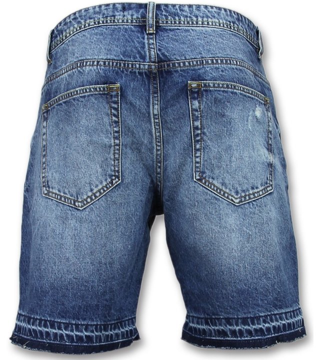 Enos Kurze jeans shorts herren - Kurze jeanshosen für männer  -J-965  - Blau