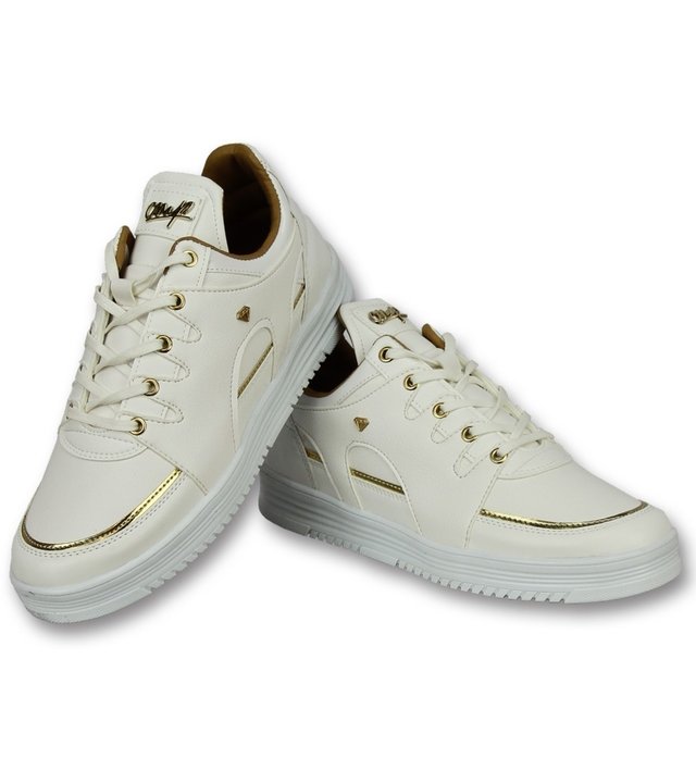 Cash Money Weiße schnürschuhe herren - Sneaker männer Luxury White - CMS71