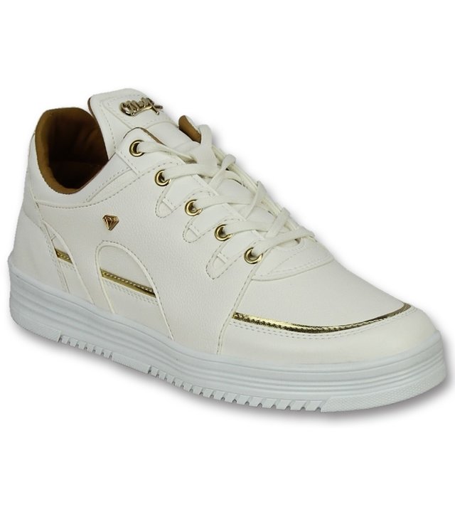 Cash Money Weiße schnürschuhe herren - Sneaker männer Luxury White - CMS71