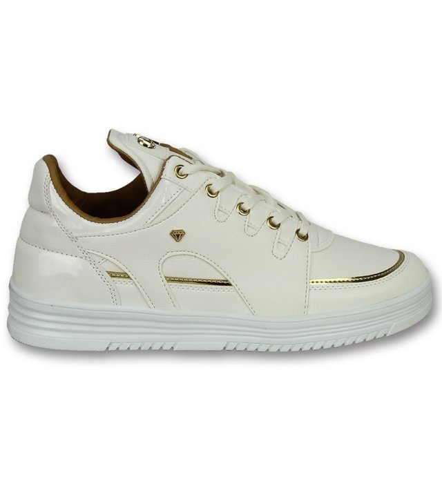 Cash Money Weiße schnürschuhe herren - Sneaker männer Luxury White - CMS71