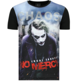 Local Fanatic The Joker Chaos No Mercy - T shirts Online - 6346Z - Schwarz