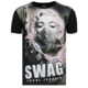 Marilyn Monroe SWAG - Shirt Mit Strasssteinen - 6347Z - Schwarz