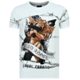 Bad Angel Rhinestones - Coole T-Shirt Männer - 6318W - Weiß