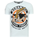 Dynamite Coyote Rhinestones - Nettes T-Shirt Männer - 6320W - Weiß
