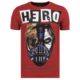 Hero Mask Rhinestones -Herren  T shirts Online - 6323B - Bordeaux