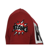 Local Fanatic Hero Mask Rhinestones -Herren  T shirts Online - 6323B - Bordeaux