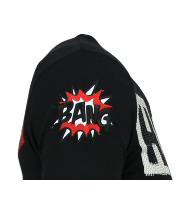 Local Fanatic Hero Mask Rhinestones - Männer T shirts Online - 6323N - Marine