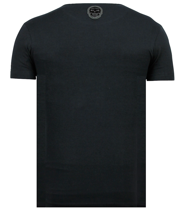 Local Fanatic ICONS Vertical Print - Herren Party T shirt - 6362N - Marine