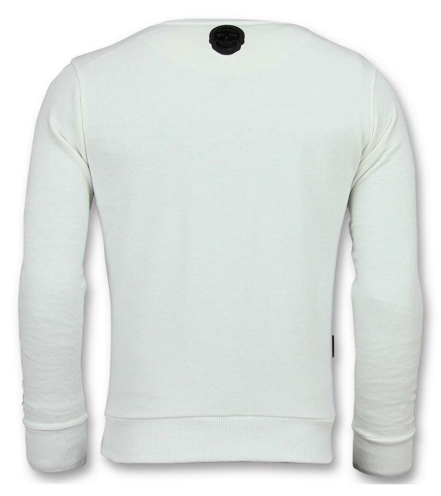 Local Fanatic ICONS Block Sweater - Sweatshirt Herren Günstig - 6355W - Weiß