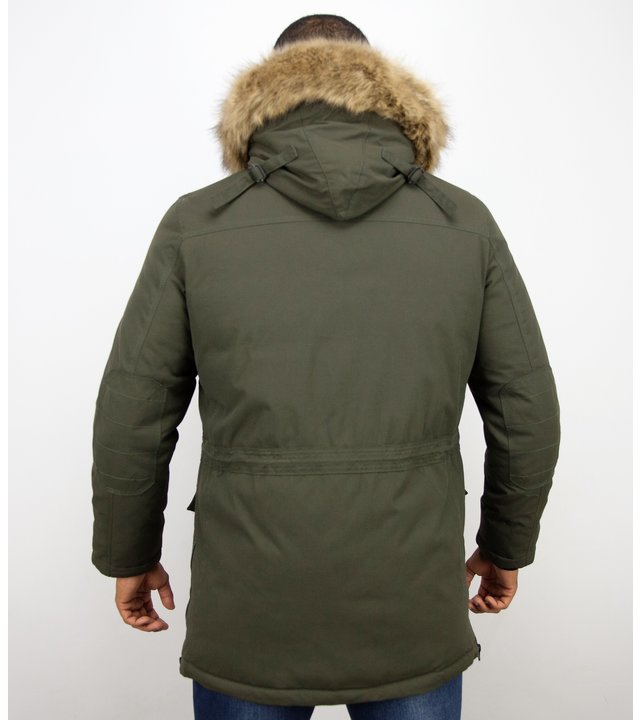 Enos Winterjacke Herren - Parka Herren - Grün