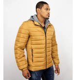 Enos Kurtze Winterjacke Männer - Gelbe Jacke - Gelb