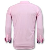 Gentile Bellini Italienische Luxushemden - Coole Männer Bluse - 3032 - Pink