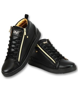 Cash Money Schuhe Männer Bee Black Gold V2- CMS98 - Schwarz