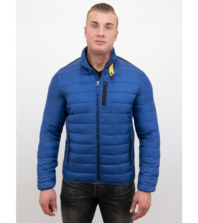 Enos Herren Jacke Slim Fit - Kurze Jacke - ZM8097- Blau