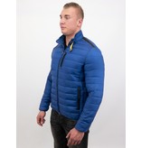 Enos Herren Jacke Slim Fit - Kurze Jacke - ZM8097- Blau