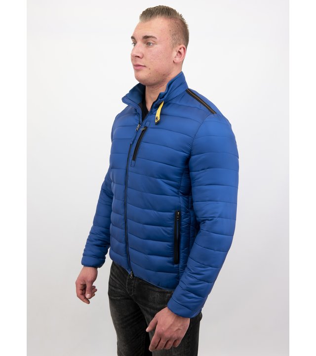 Enos Herren Jacke Slim Fit - Kurze Jacke - ZM8097- Blau