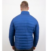 Enos Herren Jacke Slim Fit - Kurze Jacke - ZM8097- Blau