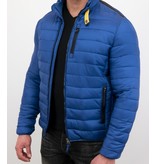 Enos Herren Jacke Slim Fit - Kurze Jacke - ZM8097- Blau