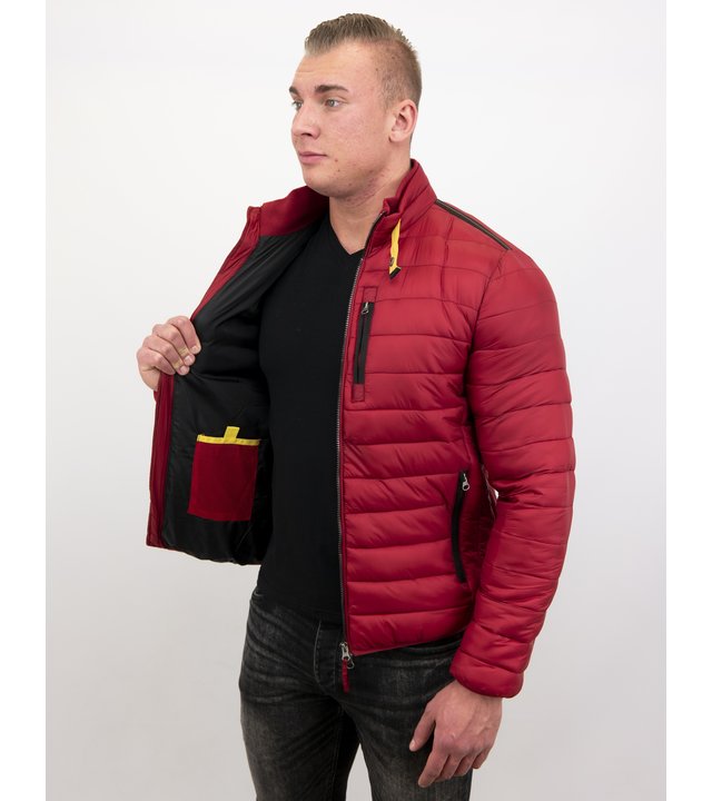 Enos Herren Kurzjacke - Slim Fit - ZM8097-R - Rot