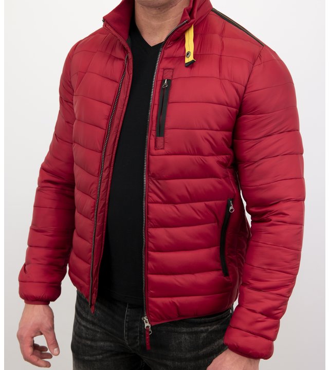 Enos Herren Kurzjacke - Slim Fit - ZM8097-R - Rot