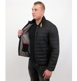 Enos Kurze Herrenjacke - Slim Fit - ZM8097- Schwarz