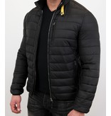 Enos Kurze Herrenjacke - Slim Fit - ZM8097- Schwarz