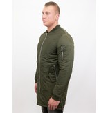 STEGOL Winterjacken Herren Lange - Urban Bomber Jacke - Grün