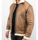 Tony Backer Lammy Coat - Shearling jacket - Braun