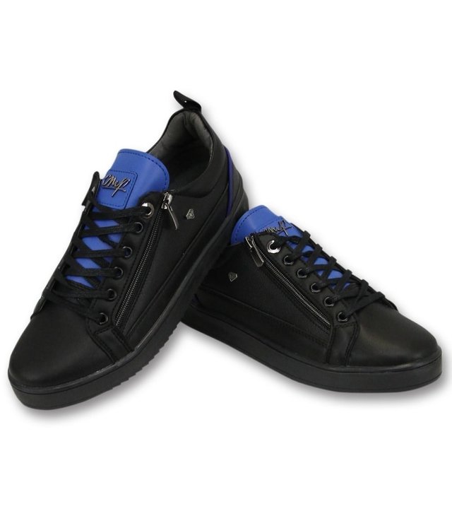 Cash Money Herren Sneaker  - Maximus Black Blue - CMS97 - Schwarz / Blau