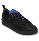 Cash Money Herren Sneaker  - Maximus Black Blue - CMS97 - Schwarz / Blau